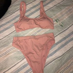 High waste Fashion Nova two piece swimsuit